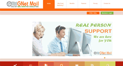 Desktop Screenshot of gnetmail.co.za