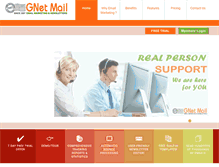 Tablet Screenshot of gnetmail.co.za